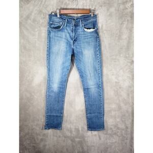 Broken-In Men's Levi's 511 Jeans 32X34 Blue Denim